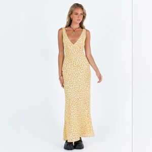 Princess Polly Yellow Floral Maxi Dress